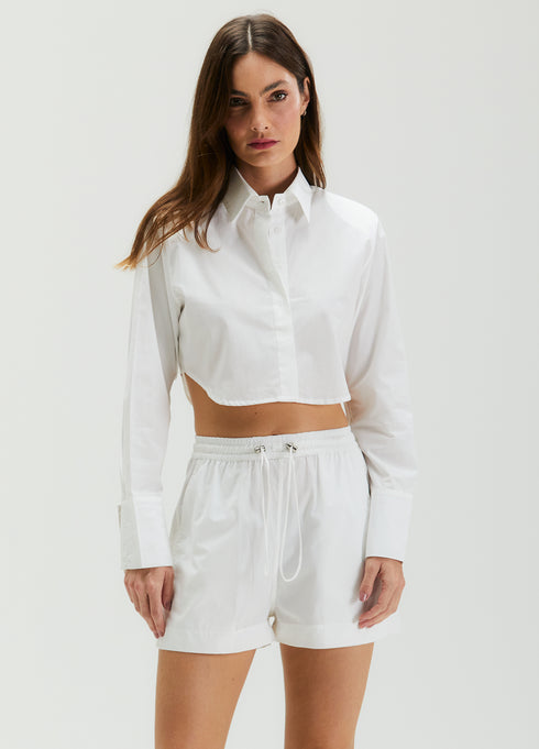SHORTS AJUSTES BRANCO